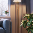 Globe  Floor Lamp with Linen Shade