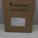 Bonsaii 10-Sheet Cross Cut Paper Shredder, 5.5 Gal Home Office Heavy Duty Shredder for Credit Card, Staple, Clip with Transparent Window(C209-D)