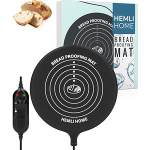 Bread Proofing Mat, Sourdough Bread Warming Mat for Proofing Dough, 3 Heat Settings