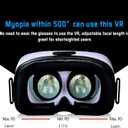 2025 New VR Headset for iPhone & Android Phone, Virtual Reality Goggles for VR Game Video Movies, Education,Kids, Compatible with Phones 4.5"-6.3"