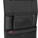 car seat organizer with integrated tablet holder - Reinforced back - with extra pen pocket - for business and children - Designed in Germany (Black)