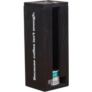 GoFika ZYN Can Holder Dispenser Black, Because Coffee isn't Enough Wall Mount or Free-Standing, Holds 11 Cans, Accessories & Gifts