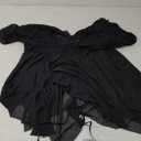 JuicyRose Women Plus Size 2 Piece Lingerie Sexy Floral Lace Scallop Trim Bralette and High Waist Panty Set 4XL