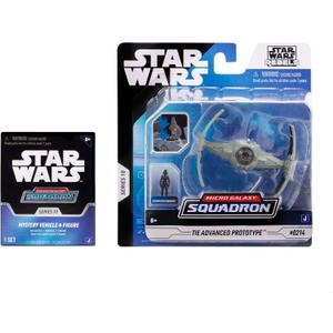 Star Wars Micro Galaxy Squadron TIE Advanced Prototype Mystery Bundle - 3-Inch and 2.5-Inch Vehicles with Accessories 