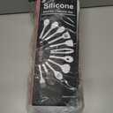 Feuora Silicone Kitchen Cooking Utensils Set, 33pcs  446F Heat Resistant, Non-stick, BPA-Free, Wooden Handles, Spatula, Turner, Tongs, Spoon, Brush, Whisk  Essential Cooking Gadgets (Khaki)