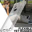 ITSKINS Spectrum // Clear Compatible with Motorola Moto G Stylus 5G, Protective Phone Case, Slim Hybrid Case, Anti-Yellowing, and Heavy Duty Shockproof Cover, Military Phone Case - Transparent