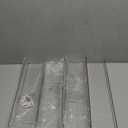 upsimples Acrylic Shelves for Bathroom Storage, 15" Floating Shelves Wall Organizer for Perfume, Make up, Skincare, Kids Bookshelf for Bedroom, Nursery, Living Room Decor, Clear, 4 Pack