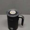 4 in 1 Electric Milk Frother: Automatic Milk Steamer Large Capacity Hot & Cold Coffee Foam Froth Maker, Milk Warmer Foamer for Latte, Cappuccino, Hot Chocolate (350mL-Magnetic)