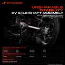 A-Premium CV Axle Shaft Assembly Compatible with Nissan Pathfinder 2013-2015 & Infiniti JX35 2013, QX60 2014-2015, V6 3.5L, Front Left Driver Side, Replace# 391013JA0A
