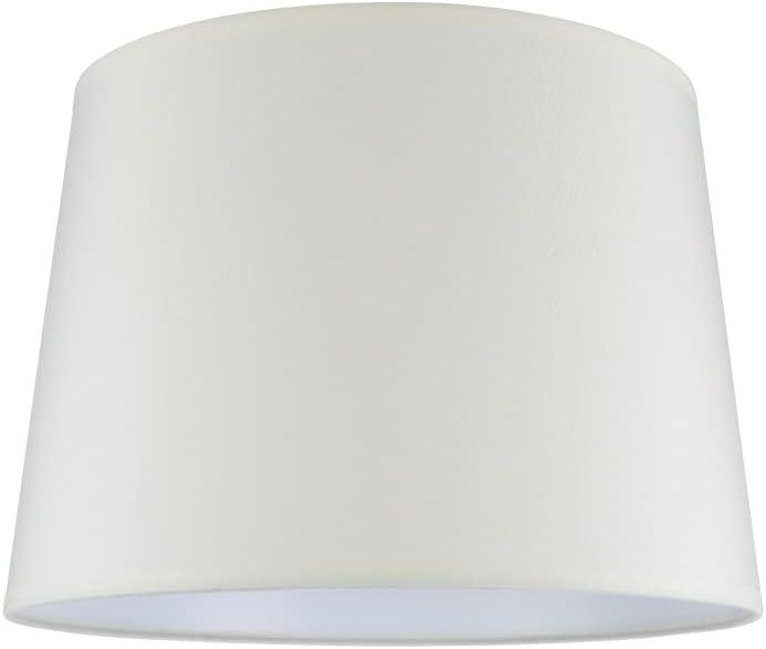 Aspen Creative 32012A Transitional Hardback Empire Shaped Spider Construction Lamp Shade in Ivory, 12" Top x 14" Bottom x 10" Slant Height