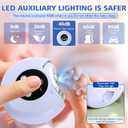 3-in-1 Electric Nail Clipper - 2025 New 360 Rotation Electric Nail Trimmer with Auto Storage | Led Light & 3 Speeds | Battery & Speed Indicator, Automatic Nail Clipper for Baby Seniors Adult