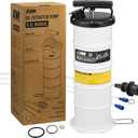EWK 6.5L Manual Oil Extractor Pump for Oil Change, Fluid Evacuators for Cars, Boats, Jet Skies, Lawnmowers, Quick Oil Drain in 10 Pumps