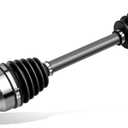 Front CV Axle Shaft Assembly Compatible with Nissan Altima L4 2.5L 2007-2013, Rogue L4 2.5L FWD 2011-2015, Sentra L4 2.5L 2007-2012 Automatic CVT Transmission Only, Driver Side - 66-6262