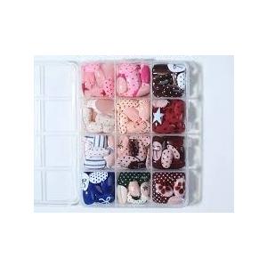 288pcs Acrylic Nail Tips Set, Short Oval Shape