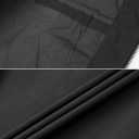 TACVASEN Men's Bomber Jacket Lightweight Casual Spring Fall Windbreaker Zip Up Coat with Pocket (Black), Large
