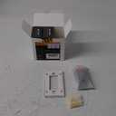 BESTTEN Super Slim Dimmer Light Switch, Quiet Rocker, Max 300W LED, CFL, 600W Incandescent, Single Pole or 3 Way Dimmable Switch with Screwless Wallplate, ETL Listed, 3 Pack, White