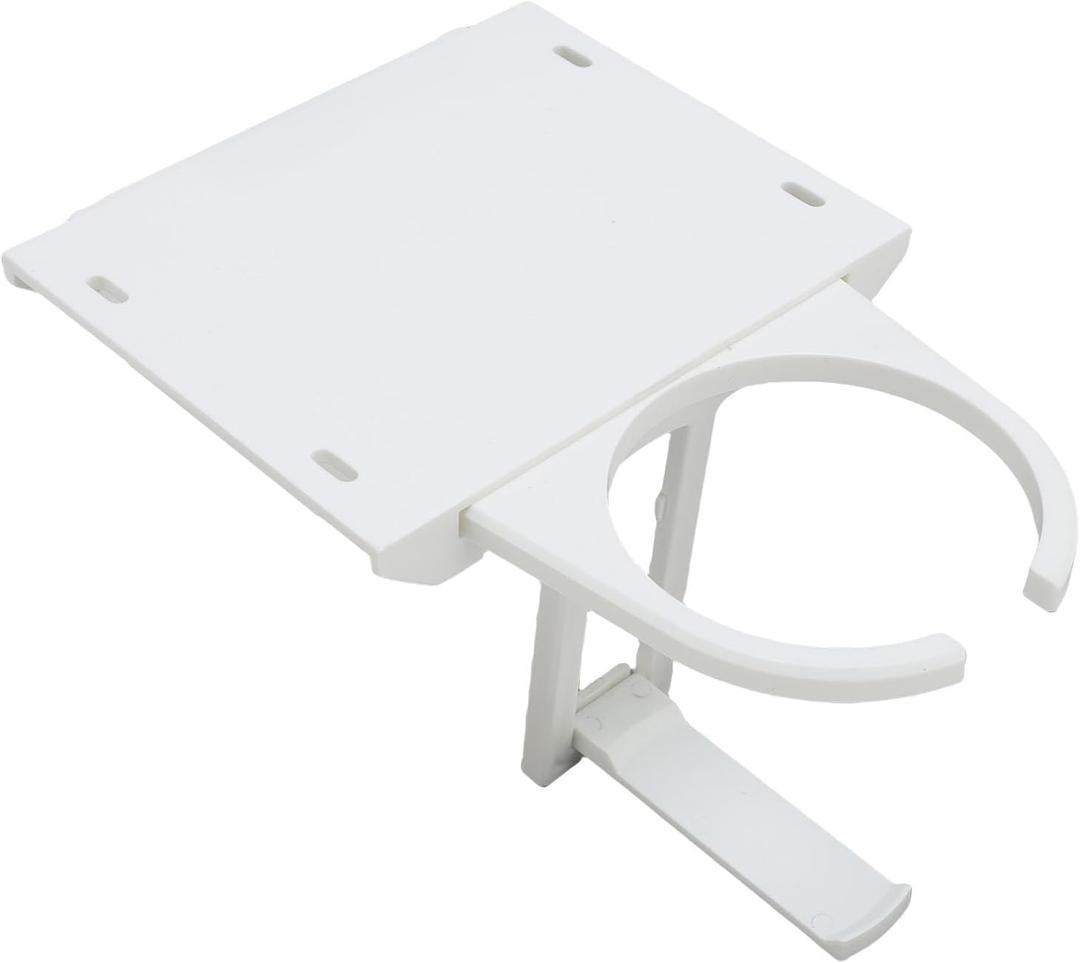 Under Desk Cup Holder, Retractable Drink Holder, Foldable Space-Saving Design for Office, Home, Vehicle