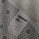 Fluffy Bedroom Rug, Small Oval Area Rugs, Cream Shag Bedside Carpet for Kids Room Nursery Dorm Cute Fuzzy Indoor Decor for Boy and Girl, 2.6 x 5.3 Feet