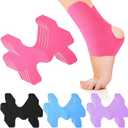 20 Pcs Kinesiology Tape for Ankle, Colorful Ankle Tape Athletic Waterproof Precut Kinesiology Taped Provides Knees Support and Stability for Ligament and Muscle (Black,Rose Red,Purple,Blue)