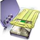 Fotbor [2+3 Pack for Samsung Galaxy S24 Plus Screen Protector and Camera Lens Protector, [Dust-Free] Easy Installation, Fingerprint Unlocking Support, 6.7 inch Tempered Glass, Case Friendly HD Clear