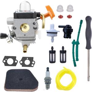 FS90R Carburetor Tune Up Kit for Stihl FS87 FS90R FS110R FS130R FS130 FS100 FS90 R KM90R KM90 FS100RX FS110 KM110R HT100 HT101 Trimmer Weed Eater # Replace ZAMA C1Q-S174 C1Q-S173 C1Q-S176 C1Q-S131