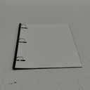 WOT I Telescoping 3 Ring Binder 1 Inch, Expandable Flexible Binder - Patented Design for Easy Portability, Holds Up 225 Sheets, Perfect for School, Office&Home Organization, White
