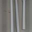 White Tension Curtain Rod for Windows 28 to 48 inch, Adjustable Expandable Pressure Spring Curtain Rod No Drilling, 7/8" Curtain Rod for Bedroom Doorway Closet Door