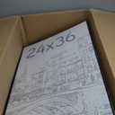 MCS Original Poster Frame 24x36 Black Lightweight Vertical & Horizontal Wall Hanging Large Picture Frame for Posters, Art Prints & Gallery Wall (6-Pack)