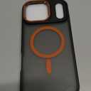 Magnetic 3 in 1 for iPhone 17 Pro Max Case, [Omni-Directional Protection] with 1x Screen Protector + 1x Camera Cover, [Seamless Work with Magsafe] Protective Case for iPhone 17 Pro Max Cosmic Orange