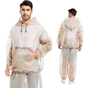 Mosquito Net Suit Ideal for Fishing, Hiking, Camping, Farming and Gardening (Beige)