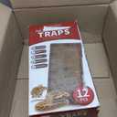 LULUCATCH Super Glue Traps 12 Pack for Mice & Snakes, Larger, Heavier Sticky Traps with Non-Toxic Glue. Sticky Mouse Traps Indoor, Easy to Set, Pet Safe Pest Control