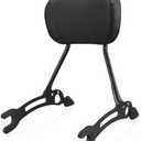 NOVALLA 17 inches Passenger Sissy Bar for Indian Challenger Chieftain Indian Pursuit Springfield Roadmaster Vintage 2014-2024 (Black)