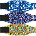 5 Pack Dog Diapers Male Reusable, Premium Belly Bands for Male Dogs, High Absorbing Dog Pee Wraps for Doggie in Incontinence or Excitable Urination and Training Hawaii L