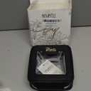 Clear Makeup Bag Cosmetic Case: Small Make up Bags for Purse - TSA approved Toiletry Bag for Women - Waterproof Travel Pouch with Zipper - Cute Makeup Organizer Skincare Bag for Car (Mini, Black)