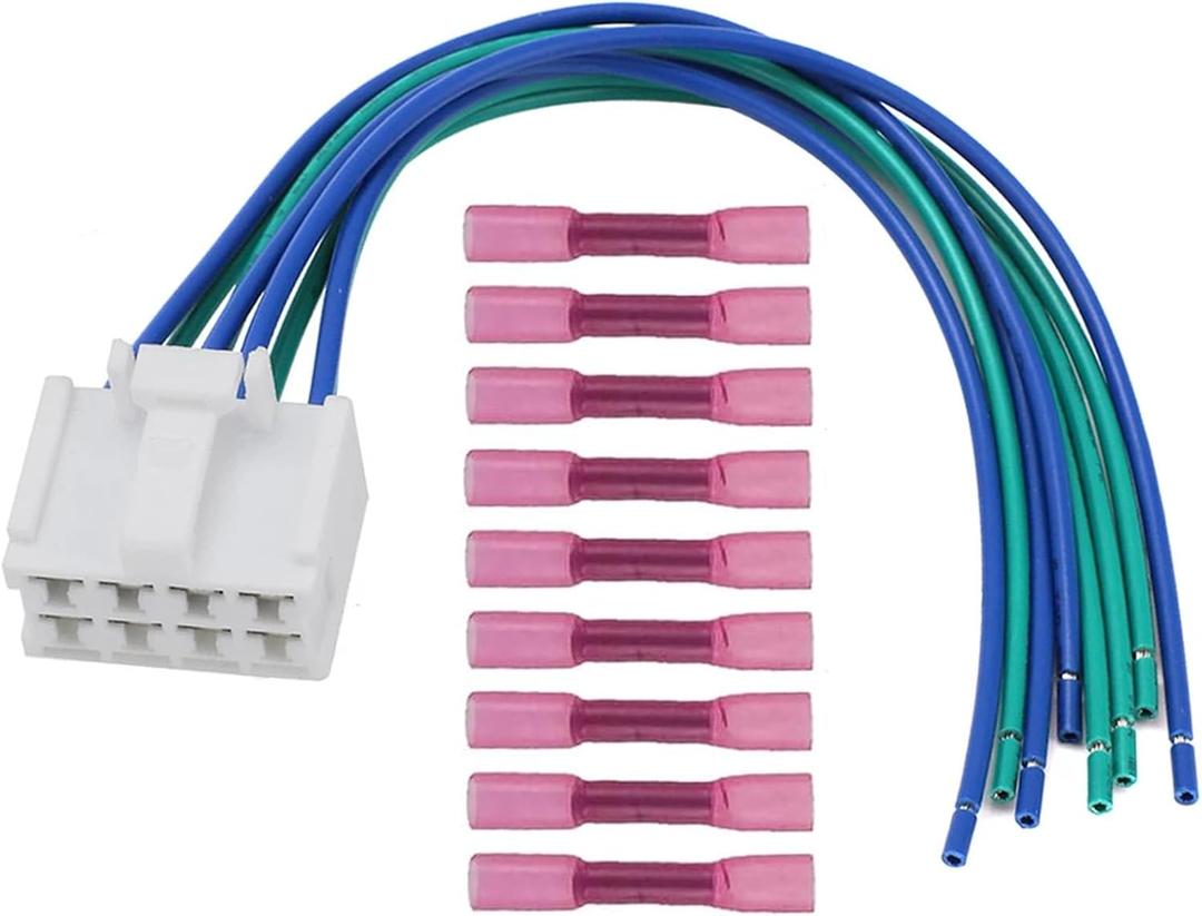 8 Wires HVAC A/C Climate Control Panel Connector Wiring Harness Pigtail Plug for Toyota Tacoma 2004-2015 2.7L/4.0L Replaced OE# 55900-04020 55900-04070