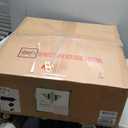 24Inch Electric Fireplace Stove, Free-Standing Infrared Fireplace Stove, Controllable 3D Flame, 4 Variable Flame&Log Colors, 1500w, 5100BTU,TC(50-99),Black,23.5" L X 10.7" W X 24.3" H