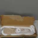 2 Pack 16 Inch Grab Bars for Wall White, Safety Shower Grab Bars for Seniors Elderly Handicapped, Handicap Grab Bars for Shower with Concealed Screws, Tesuchan