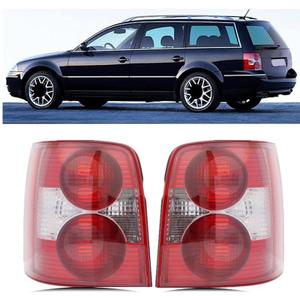 MotorFansClub Rear Tail Light Taillight Fit for Volkswagen VW Passat B5 B5.5 2001 2002 2003 2004 2005 Brake Tail Lamp Red Lens 3B5945095AE,3B5945096AE Left and Right