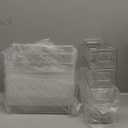 Clear Plastic Storage Bins 8 Pack - Pantry Organizers and Storage, Fridge Organizer Containers for Kitchen, Cabinet, Freezer, Bathroom, Clost, Home Organization (4 Larger + 4 Small)