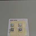 Strong Adhesive, Waterproof Adhesive Hooks, with Strong Load Capacity, Premium ABS Plastic, Easy Installation, Stylish Design, 4PCS, Wall Hangers with No Drill, for Kitchen (White)