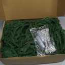 Fovths 2 Pack 6 Feet Christmas Norfolk Garlands, Winter Pine Garland Ornament with Light String, Green Artificial Greenery Garland for Table Mantle Wall Indoor Outdoor Christmas Decor