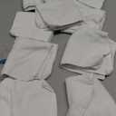 HOMEXCEL Microfiber Washcloths 9 Pack, Highly Absorbent and Soft Face Towel, Multi-Purpose White Wash Cloths for Bathroom, Hotel, Spa, Gym, and Kitchen, 12x12 Inch