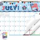 XISIDO 2026-2027 Wall Calendar, Calendar 2026-2027, 18 Month Calendar July 2026 - December 2027, 14.8" X 11.5", Calendar with Twin-Wire Binding, Hanging Hook and Julian Dates (Seasonal Designs)