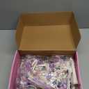 Pink Girls Ski Resort Winter Village House Building Set Compatible with Lego Friends Snow Cabin Collection, Construction Educational Toy for Kids Age 8-12 and Up 1042 PCS