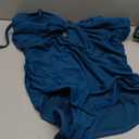 Tempt Me Women Sexy Cutout One Piece Swimsuits Tummy Control High Waisted Halter Front Tie Knot Bathing Suit