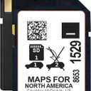 8653 1529 Navigation SD Card 2024 Map Update Fits Select 2019-2023 Acadia, Canyon, Yukon, Silverado, Suburban, Tahoe, Sierra, Equinox, Enclave, CT4, CT5, XT6 & More USA Canada Mexico Maps