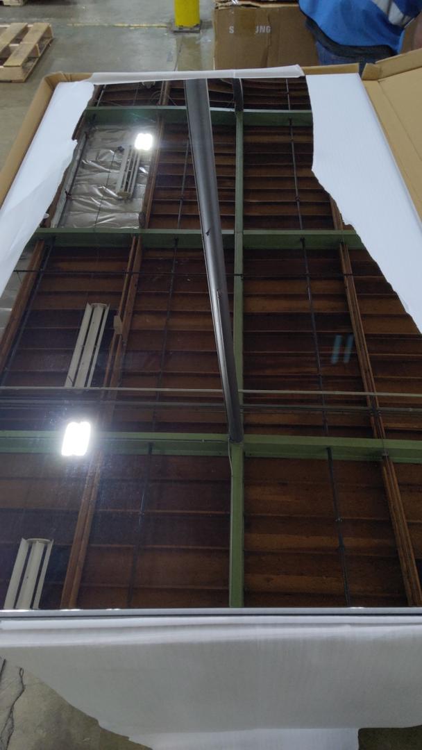 brisafe Large Rolling Mirror 71" x 40" Shatterproof Tempered Glass Easy to Move Full-Length Mirror for Gym/Dance Studio/Yoga Room/Home, Black