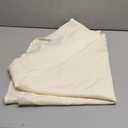 sancua Round Tablecloth - 108 Inch - Water Resistant Spill Proof Washable Polyester Table Cloth Decorative Fabric Table Cover for Dining Tables, Buffet Parties and Camping, Beige