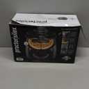 Proctor Silex Belgian Waffle Maker with Nonstick Plates, Single Flip, Cool-Touch Handle and Removable Drip Tray for Easy Cleanup Black (26090PS)