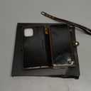 Defencase Compatible with iPhone 14 Pro Max Case Wallet with RFID Blocking Card Holder for Women Men, PU Leather Magnetic Snap Flip Zipper Strap Wallet Phone Case Fit for iPhone 14 Pro Max 6.7, Coffee